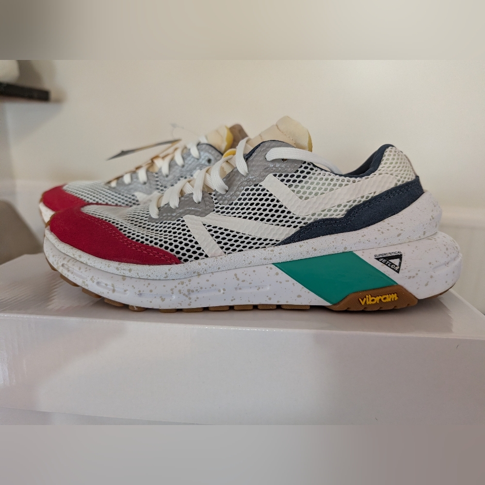 Brandblack Red and Teal Athletic Shoes